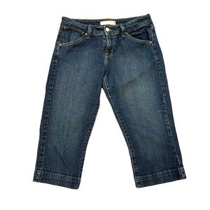 Levi's 545 stretch capri denim jeans